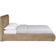 Meridian Furniture Tempo Beige Velvet Upholstered Full Bed