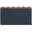 Meridian Furniture Tempo Beige Velvet Upholstered Full Bed
