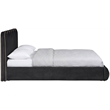 Meridian Furniture Tempo Black Velvet Upholstered Full Bed
