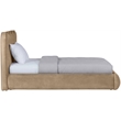 Meridian Furniture Tempo Beige Velvet Upholstered Twin Bed