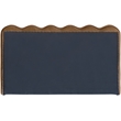 Meridian Furniture Tempo Saddle Velvet Upholstered Full Bed