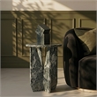 Meridian Furniture Alba Green Genuine Marble End / Side Table