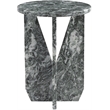 Meridian Furniture Alba Green Genuine Marble End / Side Table