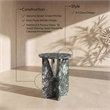 Meridian Furniture Alba Green Genuine Marble End / Side Table