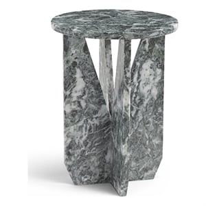 Meridian Furniture Alba Green Genuine Marble End / Side Table