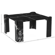 Meridian Furniture Ravello Black Genuine Marble Coffee Table