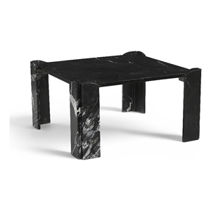 Meridian Furniture Ravello Black Genuine Marble Coffee Table
