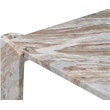 Meridian Furniture Ravello Brown Genuine Marble Coffee Table