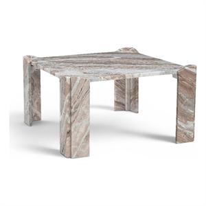 Meridian Furniture Ravello Brown Genuine Marble Coffee Table