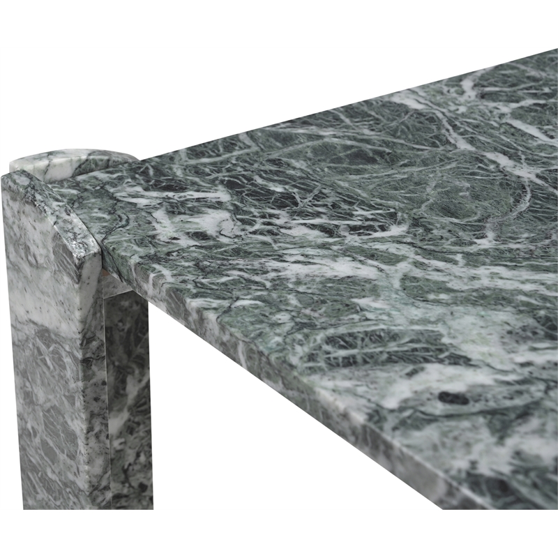 Meridian Furniture Ravello Green Genuine Marble Coffee Table