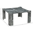 Meridian Furniture Ravello Green Genuine Marble Coffee Table