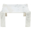 Meridian Furniture Ravello White Genuine Marble Coffee Table