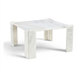 Meridian Furniture Ravello White Genuine Marble Coffee Table