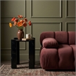 Meridian Furniture Ravello Black Genuine Marble End / Side Table