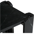 Meridian Furniture Ravello Black Genuine Marble End / Side Table
