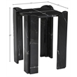 Meridian Furniture Ravello Black Genuine Marble End / Side Table