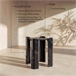Meridian Furniture Ravello Black Genuine Marble End / Side Table