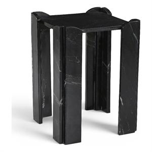 Meridian Furniture Ravello Black Genuine Marble End / Side Table