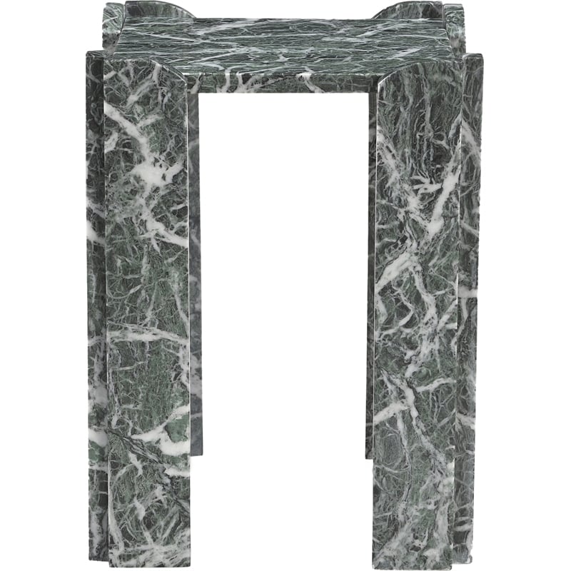 Meridian Furniture Ravello Green Genuine Marble End / Side Table