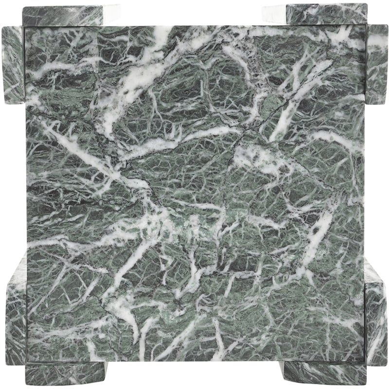 Meridian Furniture Ravello Green Genuine Marble End / Side Table