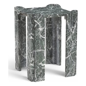 Meridian Furniture Ravello Green Genuine Marble End / Side Table
