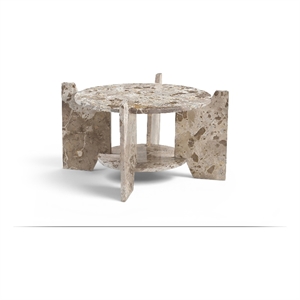 Meridian Furniture Soriano Beige Genuine Marble Coffee Table