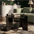 Meridian Furniture Soriano Black Genuine Marble Coffee Table
