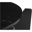 Meridian Furniture Soriano Black Genuine Marble Coffee Table