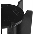 Meridian Furniture Soriano Black Genuine Marble End / Side Table