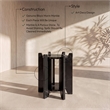 Meridian Furniture Soriano Black Genuine Marble End / Side Table