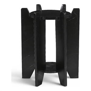 Meridian Furniture Soriano Black Genuine Marble End / Side Table