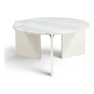 Meridian Furniture Vernazza White Genuine Marble Coffee Table