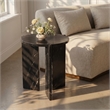 Meridian Furniture Vernazza Black Genuine Marble End / Side Table