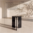 Meridian Furniture Vernazza Black Genuine Marble End / Side Table