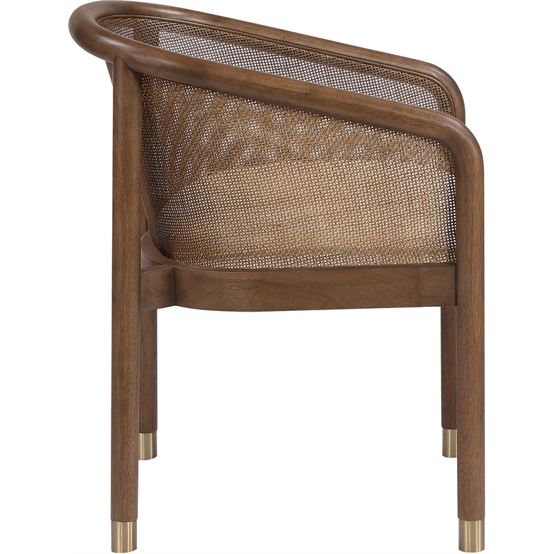 Meridian Furniture Sylvan Cream Vegan Leather Dining Chair (Set of 2)