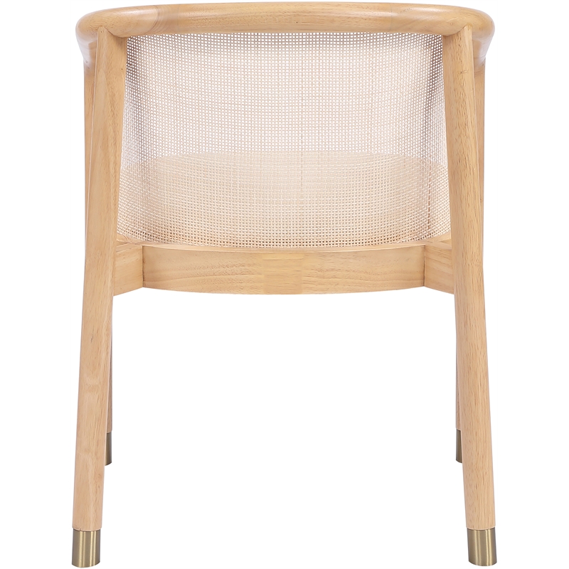 Meridian Furniture Sylvan Cream Vegan Leather Dining Chair (Set of 2)