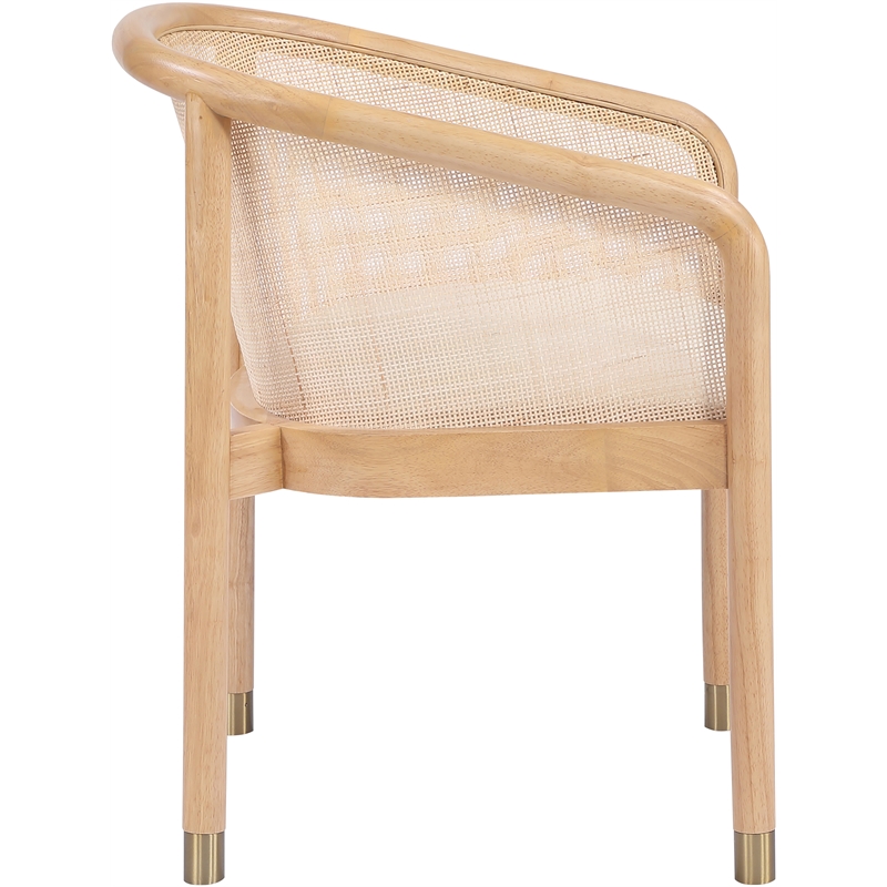 Meridian Furniture Sylvan Cream Vegan Leather Dining Chair (Set of 2)