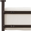 Meridian Furniture Monarch Cream Velvet Upholstered Counter Stool (Set of 2)