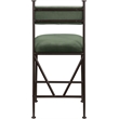 Meridian Furniture Monarch Green Velvet Upholstered Counter Stool (Set of 2)