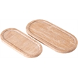 Meridian Furniture Vanta Travertine Travertine 2pc. Tray