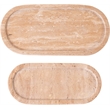 Meridian Furniture Vanta Travertine Travertine 2pc. Tray