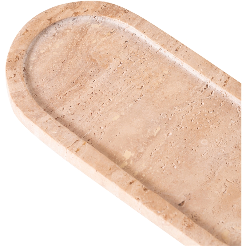Meridian Furniture Vanta Travertine Travertine 2pc. Tray