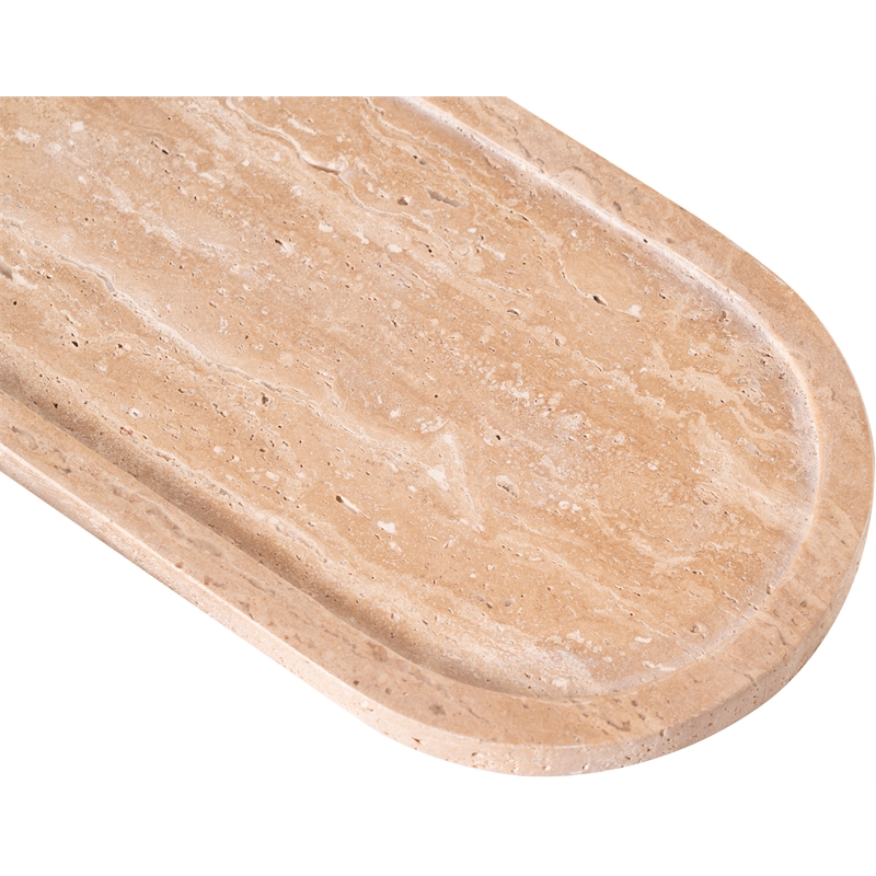 Meridian Furniture Vanta Travertine Travertine 2pc. Tray
