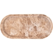 Meridian Furniture Vanta Beige Genuine Marble 2pc. Tray