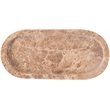 Meridian Furniture Vanta Beige Genuine Marble 2pc. Tray