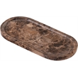 Meridian Furniture Vanta Brown Genuine Marble 2pc. Tray