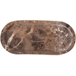 Meridian Furniture Vanta Brown Genuine Marble 2pc. Tray