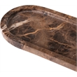 Meridian Furniture Vanta Brown Genuine Marble 2pc. Tray