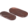 Meridian Furniture Vanta Cherry Genuine Marble 2pc. Tray