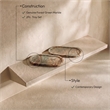 Meridian Furniture Vanta Green Genuine Marble 2pc. Tray